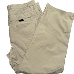 EMS Eastern Mountain Sports Mens Khaki Convertible Cargo Hiking Pants Size 38x31